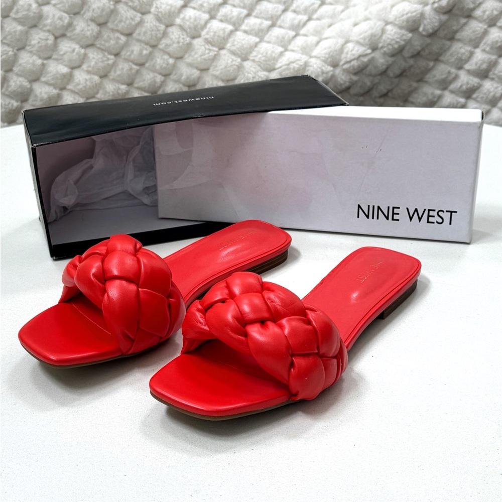 Orange sandals